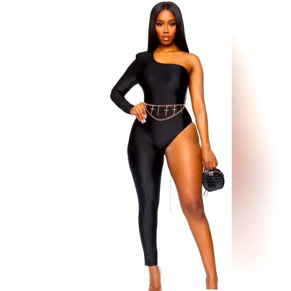 One Foot in Fashion Nova Jumpsuit - Picture 1 of 2